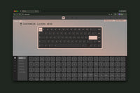 Customize each layer in VIA's Configure tab.