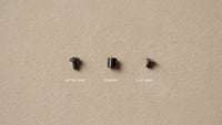 Optional standoff fasteners.