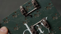 A successful standoff install on the front of the PCB.