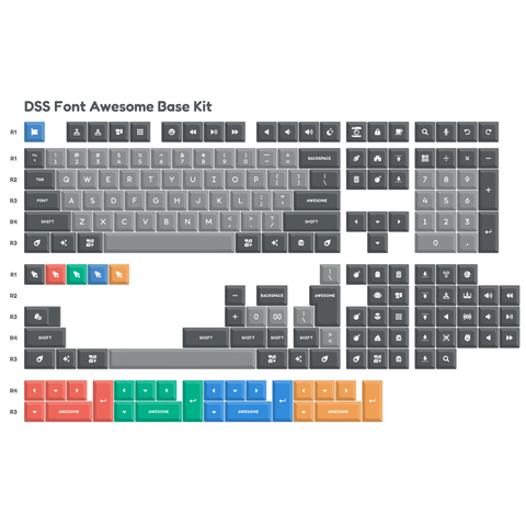 DSS Font Awesome Keycaps